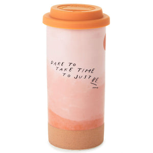 Hallmark Morgan Harper Nichols Dare to Take Time Ceramic Travel Mug, 10 oz.