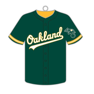 MLB Oakland Athletics™ Baseball Jersey Metal Hallmark Ornament