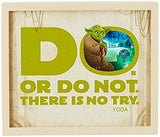 Hallmark Star Wars YODA " THERE IS NO TRY " FRAME WITH LED LIGHTS 
