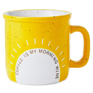 Hallmark Coffee is My Morning Wine Mug, 15 oz.