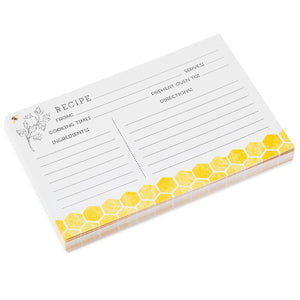 Hallmark Yellow Honeycomb Recipe Refill Cards