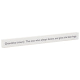 Hallmark Grandma Definition Wood Quote Sign, 23.5x2