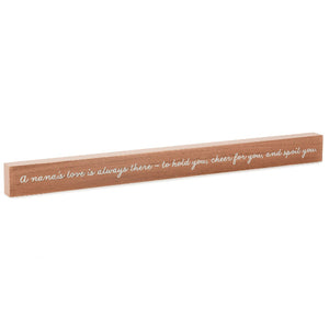 Hallmark A Nana's Love Wood Quote Sign, 23.5x2