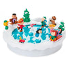 Hallmark Peanuts® Gang Ice Skating Musical Tabletop Figurine With Motion, 10x4.5