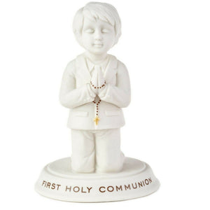Hallmark First Holy Communion Porcelain Boy Figurine
