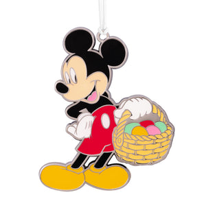 Hallmark Disney Mickey Mouse with Easter Basket Metal Ornament