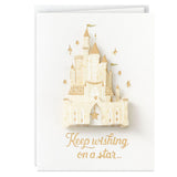 Hallmark 3.25" Mini Disney Princess Castle Wishing on a Star Card