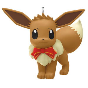Hallmark 2023 Mini Pokémon Holiday Eevee Ornament, 1"