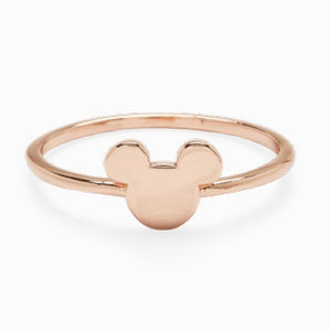 Disney Pura Vida Mickey Head Ring in Rose Gold Size 7