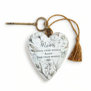 Mom Art Heart with Key