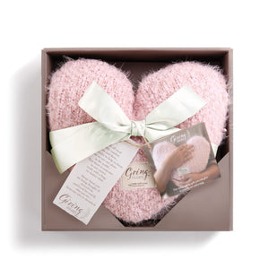 Pink Giving Heart Pillow from Demdaco Giving Collection