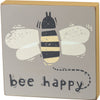 Block Sign - Bee Happy