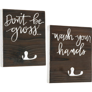 Hook Board Set - Wash Your Hands