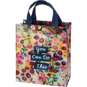 Reusable Floral Tote You Can Do This