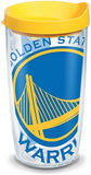 Golden State Warriors NBA® Logo Yellow Lid 16 oz Tervis Tumbler 