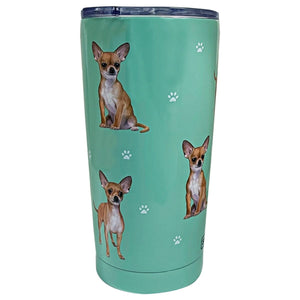 Tan Chihuahua Stainless Steel 16 Oz. Tumbler