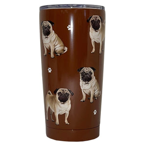 Pug Stainless Steel 16 Oz. Tumbler