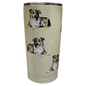 Australian Shepherd Stainless Steel 16 Oz. Tumbler