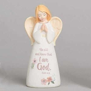 Be Still and Know That I Am God Small Angel Figurine