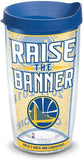 Golden State Warriors Raise the Banner Blue Lid 16 oz Tervis Tumbler 