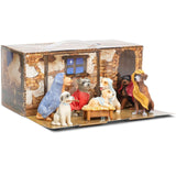 Canine Creche Christmas Pageant Dog with Blanket Holy Family with Three Kings Nativity Scene Figurine Set of 7