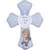 Jesus Loves Me, Resin Cross With Stand, Boy