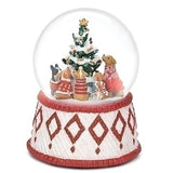 A Christmas Tree for Dogs 100mm Musical Glitter Water Globe