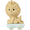 Birthday Train, Age 5, This Day Is Something To Roar About, Bisque Porcelain Figurine