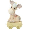 Birthday Train, Age 13, You Mean The Moose To Me, Bisque Porcelain Figurine