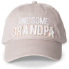 Awesome Grandpa Warm Gray Adjustable Hat