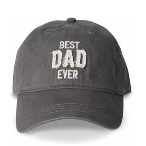 Best Dad Ever Dark Gray Adjustable Hat