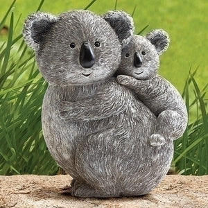 8.5" Koala and Baby Garden Statue
