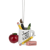 The Influence of a Good Teacher Can Never Be Erased Ornament