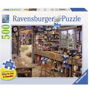 Ravensburger Dad's Shed 500 Piece Jigsaw Puzzle