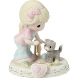 Growing In Grace Age 7 Blonde Girl Figurine