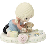 Growing In Grace Age 8 Blonde Girl Figurine