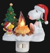 Peanuts Snoopy and Woodstock by Camp Fire Light Up Plug-In Nightlight
