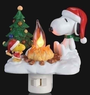 Peanuts Snoopy and Woodstock by Camp Fire Light Up Plug-In Nightlight