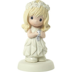 May His Light Shine In Your Heart Today And Always Figurine, Girl, Blonde