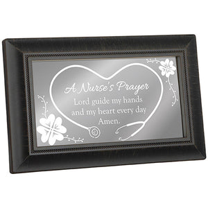 Nurse's Prayer Mirrored Framed Print