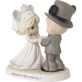 Disney Wedding Couple Figurine, Happily Ever After With You