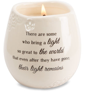 Their Light Remains Sympathy Candle Made of Soy Wax with Tranquility Scent