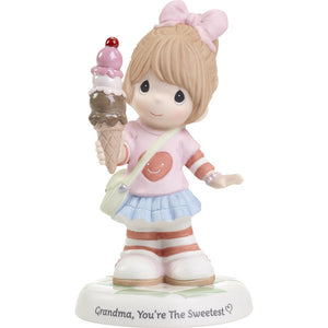 Precious Moments Girl With Ice Cream Figurine Grandma You’re The Sweetest