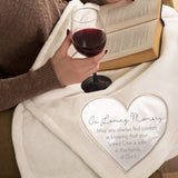 In Loving Memory Sympathy Memorial 50" x 60" Plush Blanket