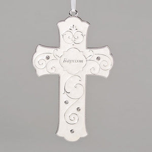 Baptism Cross Ornament