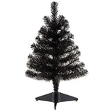 Hallmark Miniature Keepsake Ornament Black Christmas Tree