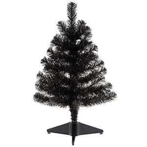 Hallmark Miniature Keepsake Ornament Black Christmas Tree