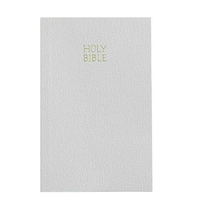 White Baby Keepsake New Testament Bible KJV