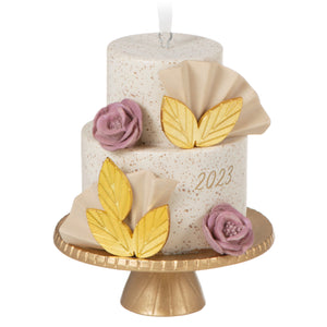 Hallmark 2023 Keepsale Ornament  A Sweet Beginning 2023 Porcelain Ornament 
