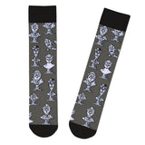 Hallmark Disney The Haunted Mansion Graveyard Busts Novelty Crew Socks